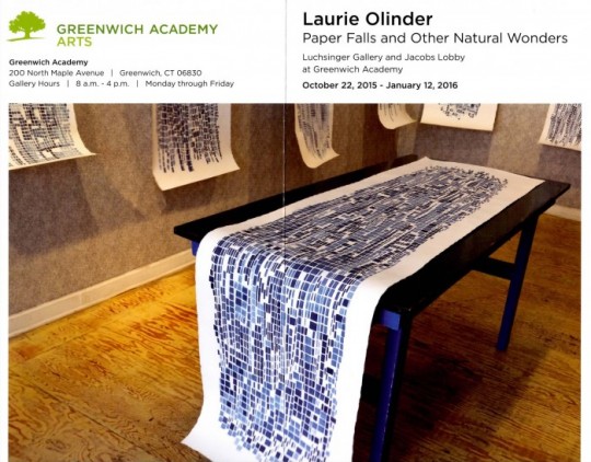Laurie Olinder: Paper Falls and Other Natural Wonders